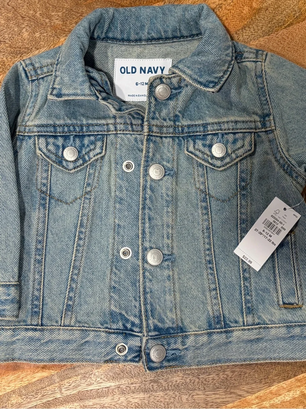 Old Navy Light Blue Baby Denim Jacket